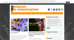 Desktop Screenshot of misurarelacomunicazione.it